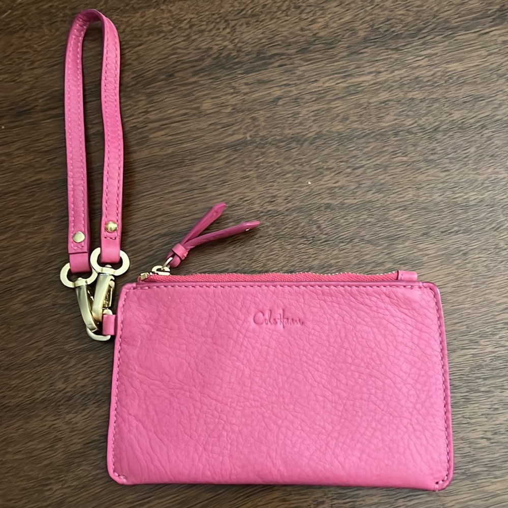 COPY - Cole Haan Pink Wristlet NEVER USED